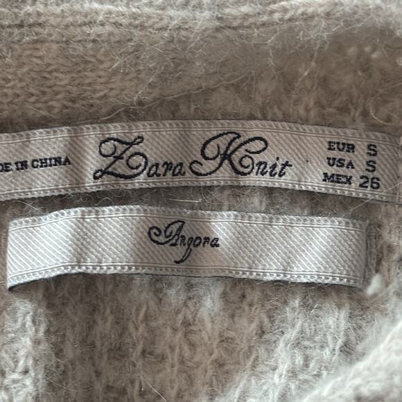 Zara | Angora Knit Sweater Size S - Picture 6 of 10